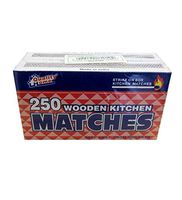 Matches 250 Count 2 Pack, Case of 48