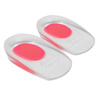 ViveSole Silicone Gel Heel Cups - Shoe Inserts for Plantar Fasciitis, Sore Heel Pain, Bone Spur & Achilles Pain - Pad & Shock Absorbing Support (US Women's 9-13.5)
