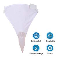 QQA Men Urine Bag Incontinence Pants Briefs Portable Leak Proof Leg Pee for with Catheter Collection Convenient