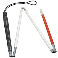 Reizen Glow Green Aluminum Folding Cane - 48 inches