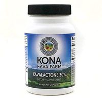 Kona Kava Farms 30% Kavalactone Extract Premium Capsules | Potent Relaxation Supplement Supports Sleep, Enhances Happiness, Joy, Energy, Stress & Anxiety Relief | Maximum Power Formula (60 Capsules)