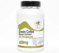 Green Coffee Bean Standardized Extract 400mg 60% Polyphenols 60% Chlorogenic Acid ~ 180 Capsules - No Additives ~ Naturetition Supplements