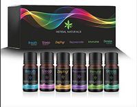 Herbal Naturals Premium Essential Oil Blends Set Top 6 Essential Oils Blends for Diffuser and Aromatherapy