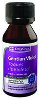 De La Cruz 1% Gentian Violet First Aid Antiseptic Liquid, Made in USA 1 FL. OZ. (12 Bottles)