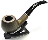 Eclipse Durable Large 5.75" Green Wooden Tobacco Herb Smoking Pipe Set, PIP7041