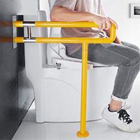 2 Size Bathroom Toilet Handrail Stainless Steel Barrier-Free Elderly Pregnant Handle Bathroom Safety Non-Slip Handle (Color : 70cm)