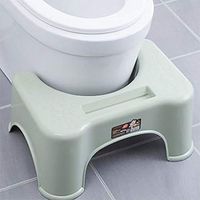 Bathroom Anti-Skid Toilet Seat Auxiliary Foot Rest Stool, Bathroom Toilet Plastic Foot Pad Stool 47.5 * 35 * 21.5cm Independent Flow Assist (Color : C)