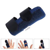 Trigger Finger Splint, Corpower Finger Brace / Finger Straightening Brace / Trigger Finger Brace, Adjustable Fixing Belt with Built-in aluminium support for Finger Tendon Release & Pain Relief