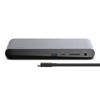 Belkin Thunderbolt 3 Dock Pro w/ 2.6ft Thunderbolt 3 Cable (Thunderbolt Dock for MacOS and Windows) Dual 4K @60Hz, 40Gbps Transfer Speeds, 85W Upstream Charging