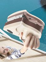 Double-Sided Magnetic Glass Wiper Cleaner Five-Gear Adjustable Magnetic Force for Double Glazed Windows Thickness 0.1"-1" (2-24mm) Magnetic Window Cleaner Wiper Glass Washing Cleaning Tool Brush