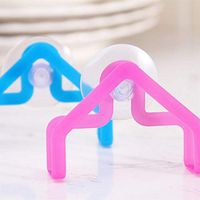 USHOT 2Pcs Dish Cloths Rack Suction Sponge Holder Clip Rag Storage Rack