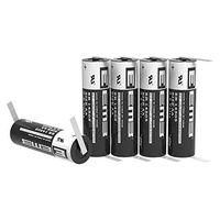 EEMB 3.6V AA Lithium Battery with Tabs ER14505 2600mAh High Capacity Li-SOCl2 Non Rechargeable UL Certified 3.6Volt Lithium Thionyl Chloride Batteries