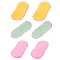 Yamalans 1/6pcs Kitchen Cleaning Pad Dish Washing Cloth Household Sponge Scourer Brush 4# 16.5cm x 8cm