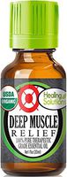 Organic Deep Muscle Relief Blend Essential Oil (100% Pure - USDA Certified Organic)