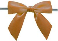 BAYWIND LTD; 3" Twist Tie Bows- 50pc (Yellow Gold)
