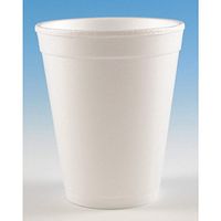 Wincup H10S Foam Cups, 10 oz, White 1000 Count