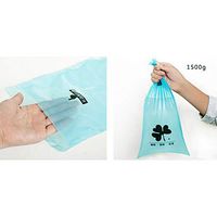 Car Trash Bags by Jescrich - Vehicle Garbage Bags for Back Seat Auto Litter Bag with Sticky Seal Function Leakproof - Car Organizer Storage Bag for Traveling Portable Convenient (Blue)