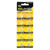 10pk Exell EB-SR726 Silver Oxide 1.5V Watch Battery Replaces 396/397