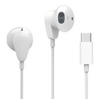 USB C Headphone YUNGCHI Hi-Fi Digital Stereo Earbuds Type C Headphones w/Mic for Google Pixel 3/2/XL, Samsung Note 10/+, IPad Pro, Huawei, OnePlus, Nokia, Razer, Moto, HTC, Essential - Updated Version