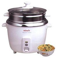 Stainless Steel Rice Cooker Model ME81 (Formerly ME8) - by Miracle Exclusives