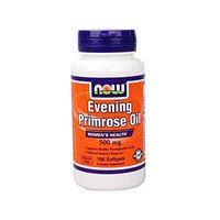 NOW Supplements, Evening Primrose Oil 500 mg with Naturally Occurring GLA (Gamma-Linolenic Acid), 100 Softgels