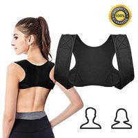 CybGene Back Brace Posture Corrector for Women and Men, Adjustable Body Wellness Posture Support, Upper Back Straightener Under Cloth 2019