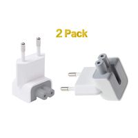 ElementDigital Mac AC Wall Adapter Plug Duckhead US Wall Charger AC Cord US Standard Duck Head for MacBook Mac iBook/iPhone/iPod AC Power Adapter Brick (EU 2 PCS)
