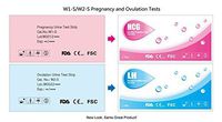 Combo Pack 40 (LH) Ovulation Tests + 10 (HCG) Pregnancy Test Strips