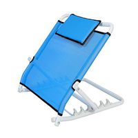 Bed Backrest Support Bed Back Rest Bed Support Healthcare Adjustable Angle Back Rest Seniors Fabric Bed Back Rest Bed Wedges Body Positioners (Color : Blue, Size : 525555cm)