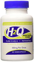 H2Q 8 x Absorption CoQ10 100mg (Non GMO, Soy Free, Vegan) 60 vegecaps