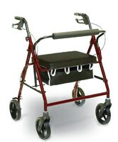 ISG1033BK - Bariatric Aluminum Rollator, Marbled Blue/Black