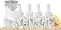 Scent Fill (4 Pack) Island Essence Plug in Refills and (1) Air Wick Plug in Warmer