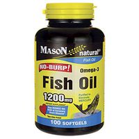 Fish Oil No-Burp 1200 Milligrams 100 Sgels