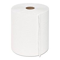 GEN 1915 Hardwound Roll Towels, 1-Ply, White, 8" x 600 ft, 12 Rolls/Carton
