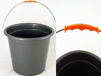 Plastic Pail 9L 29 x 24 cm Gray Colors, Case of 48