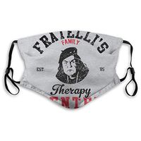 The Goonies Fratelli Family Therapy Centre Unisex Face Masks Washable Dust Mask with Filter Replaceable Black