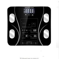 SCDDZC Intelligent Electronic Weighing Scale for The Body of The Bathroom, Digital Scale of Human Weight with LCD Health Screen.