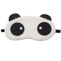 Yonger Cute Cartoon Eye Mask Comfort Adjustable Travel Nap Meditation Blindfold Sleeping Eye Mask Panda eyes blindfold