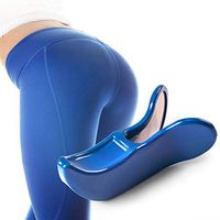 Hip Trainer Buttocks Pelvic Floor Exerciser for Women,Super Kegel Exerciser Thigh Toner,Inner Thigh Exerciser Postpartum Controller Correction for Flat Hips (Color : Blue)