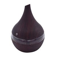 Makalon 2020 Air Aroma Essential Oil Diffuser LED Ultrasonic Aroma Aromatherapy Humidifier (Brown)