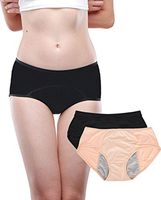 Women Postpartum Underwear Menstrual Period Sanitary Panties Leak Proof Bleeding Protective Briefs (B&A, XL / 31-34 Waist)