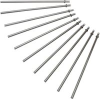 12 Acrylic Straws For Tumblers, BPA Free, 16oz Tumblers, Crack Resistant Insulated Drinkware (Smoke)