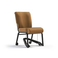 Living Made EZ LMZ-B3-5476 Dining Chair with Mobility Assist Lever, Luggage, 22 Inch Width