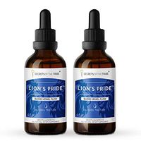 Secrets Of The Tribe - Lion's Pride, Blood Vessel Flow, Herbal Supplement Blend Drops Alcohol Liquid Extract (2x4 Fl Oz)