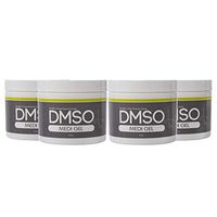 DMSO Dimethyl Sulfoxide"4 Jar Special" of 4oz Gel BPA Free Container 99.995% Non Diluted, Low Odor Pharma Grade Dimethyl Sulfoxide