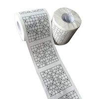 Toilet Paper- Creative Printing Paper Towels Roll, Natural Wood Pulp 3-Layer Thickened Household Bath Toilet Roll Paper With Fast-Drying Absorbency- Eco Friendly, No Odor B