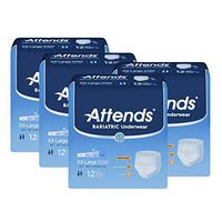 Attends Adult Bariatric Underwear XXL - 4 pks of 12