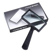 Portable Magnifier - Rectangular Handheld Magnifier for Books, Jewellery Making, Coin Examining, Maps, Newspapers