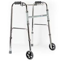 XIAOXIAO Walking Frame,Lightweight Aluminum Alloy Folding Walker for Seniors with Wheels