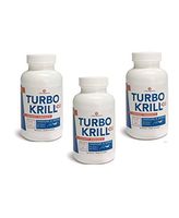 3Care Turbo Krill 2100mg [High Concentrate] Krill Oil Plus 1000 IU Vitamin D Omega 3 Supplement 60 Count Softgels 3 Pack